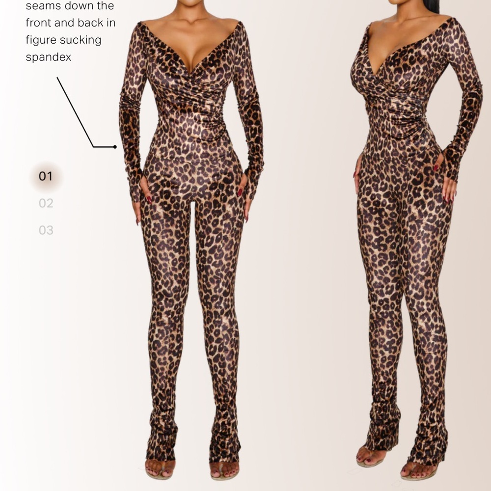 COUCOO Leopard Print Set